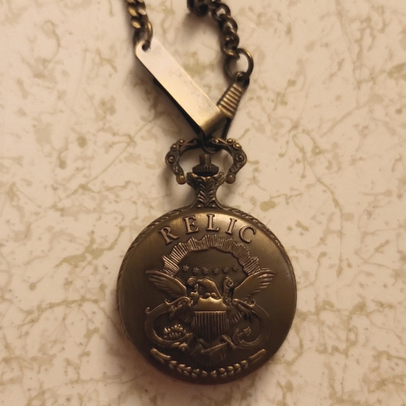 Vintage Relic Pocket Watch - Picture 3 of 6